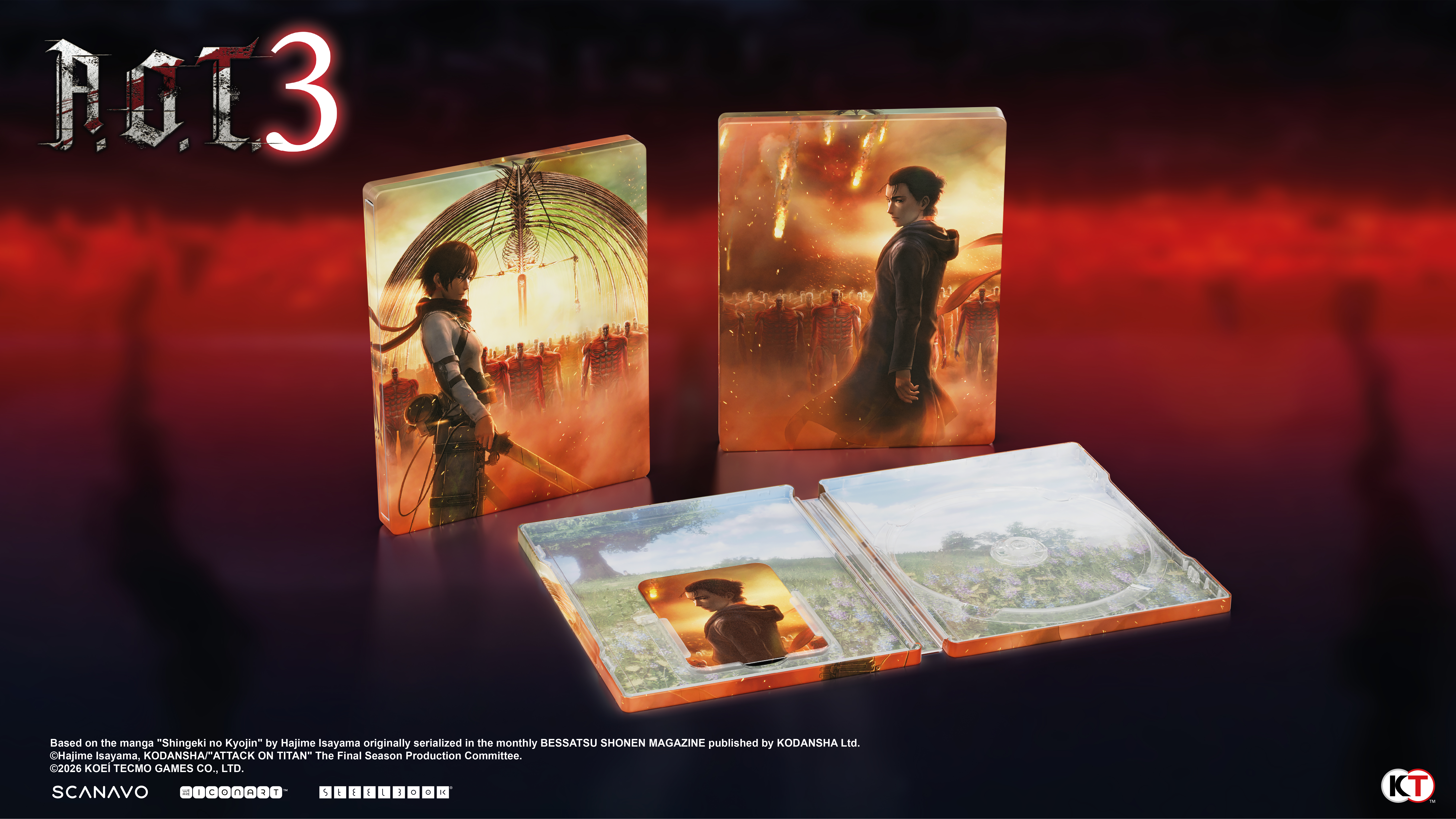 A.O.T. 3 SteelBook® Launch Edition – Featuring ICONART™