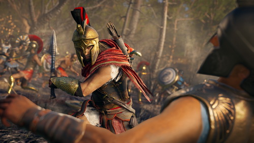 assassins creed odyssey alexios fight battle x034