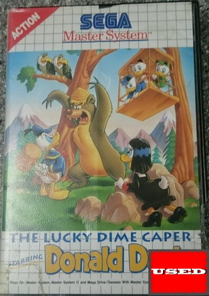 Lucky Dime Caper starring Donald Duck MS USED (No Manual)