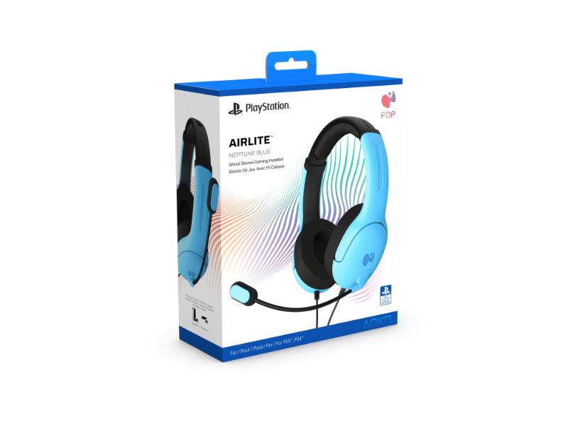 PDP Airlite Wired Stereo Headset for PlayStation-Neptune Blue
