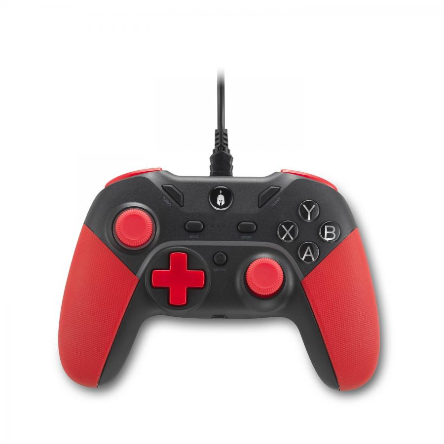 Spartan Gear - Pelekys Wired Controller Black/Red    PC - PS3