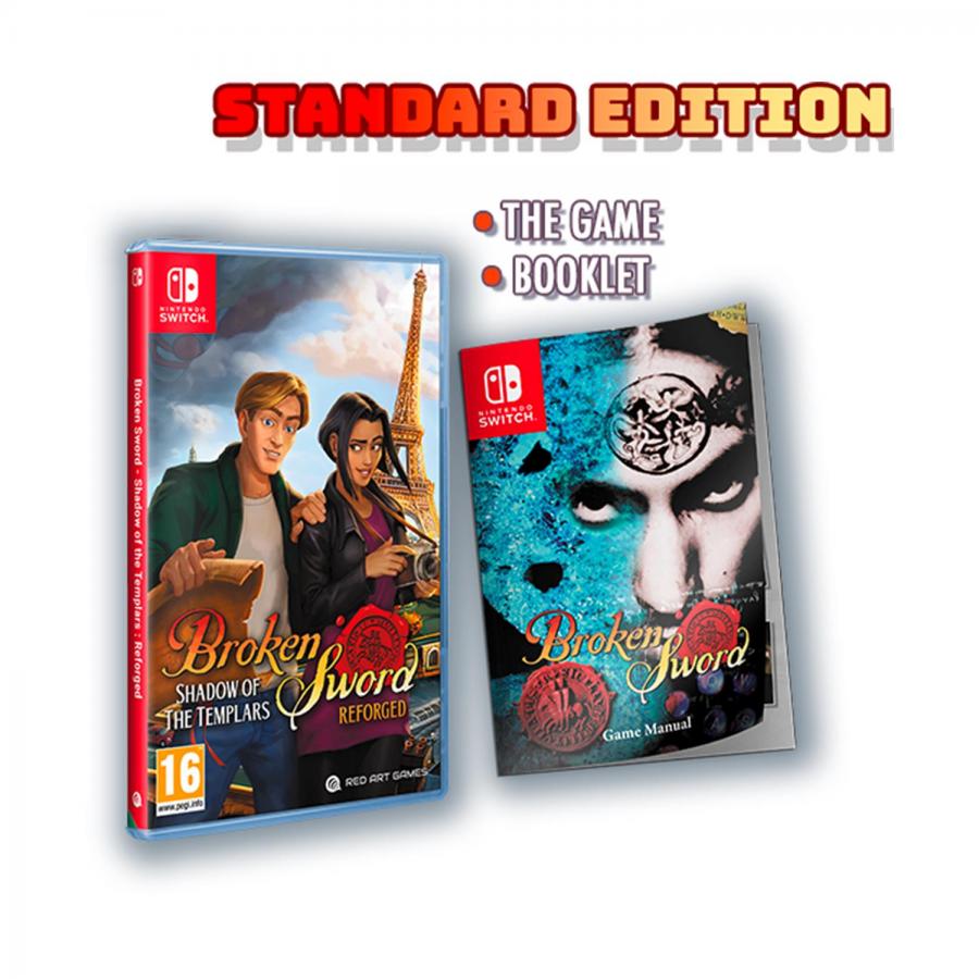 Broken Sword - Shadow of The Templars: Reforged  Nintendo Switch NEW  