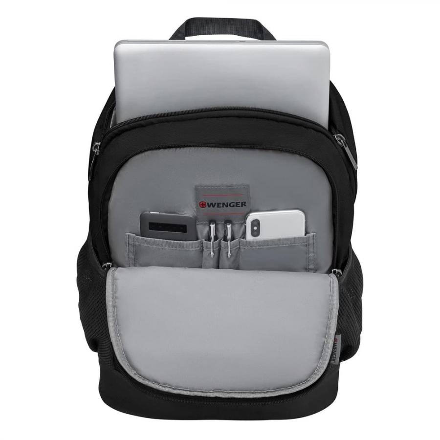 WENGER Essentials Quadma 16'' Laptop Backpack, Black