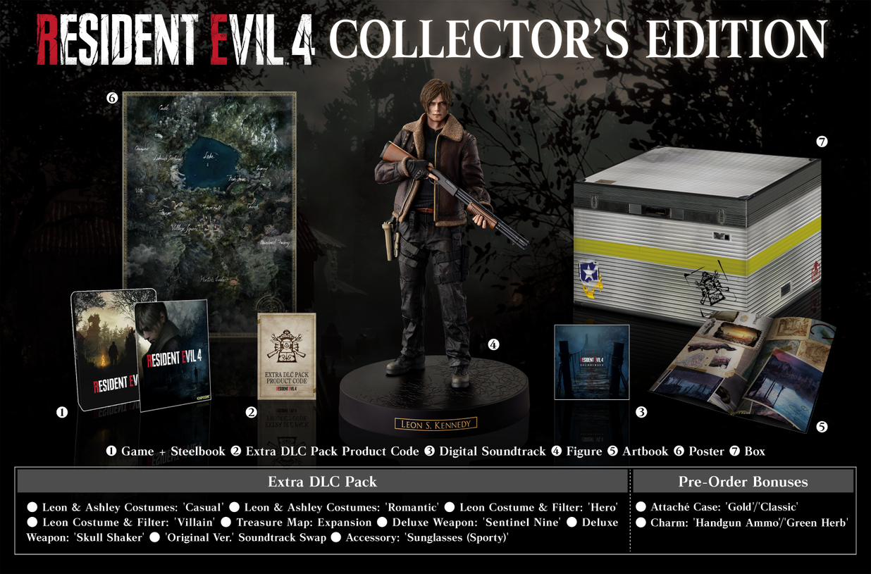 Resident Evil 4 Remake Collector's Edition PS4 NEW