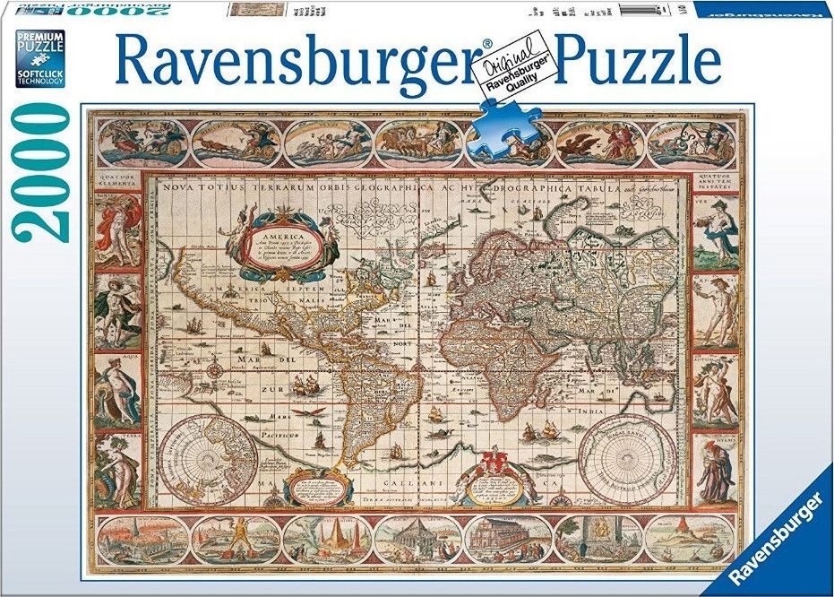 Ravensburger Puzzle: World Map from 1650 (2000pcs) (16633)