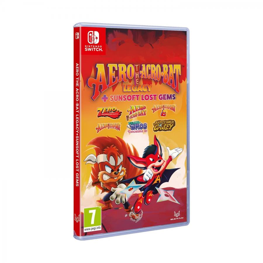 Aero The Acro-Bat Legacy + Sunsoft Lost Gems Nintendo Switch NEW 