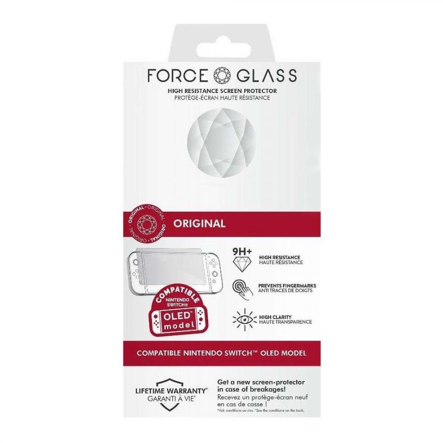 Nacon Force Glass Screen Protector Kit Nintendo Switch 