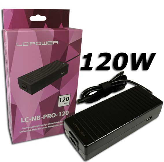 LC POWER 120WATT NOTEBOOK PSU 120W 10 ADAPTER