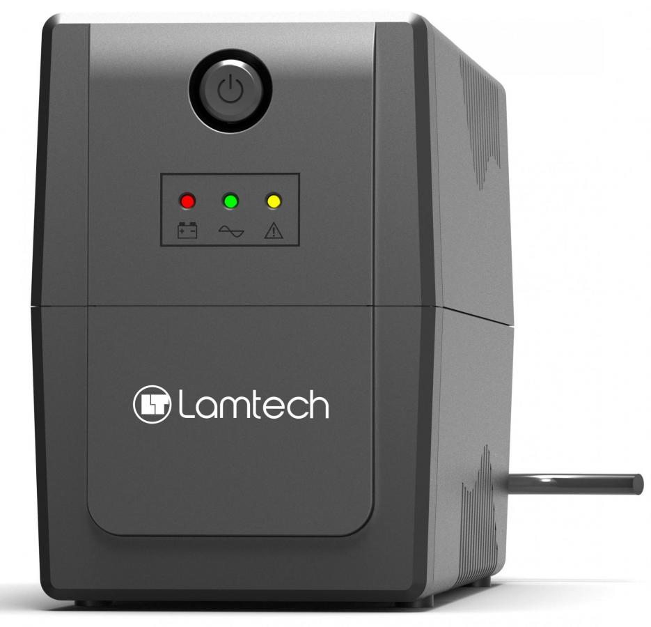 LAMTECH UPS WITH AVR 650V,CPU 12V7AH 2 SCHUKO SOCKET