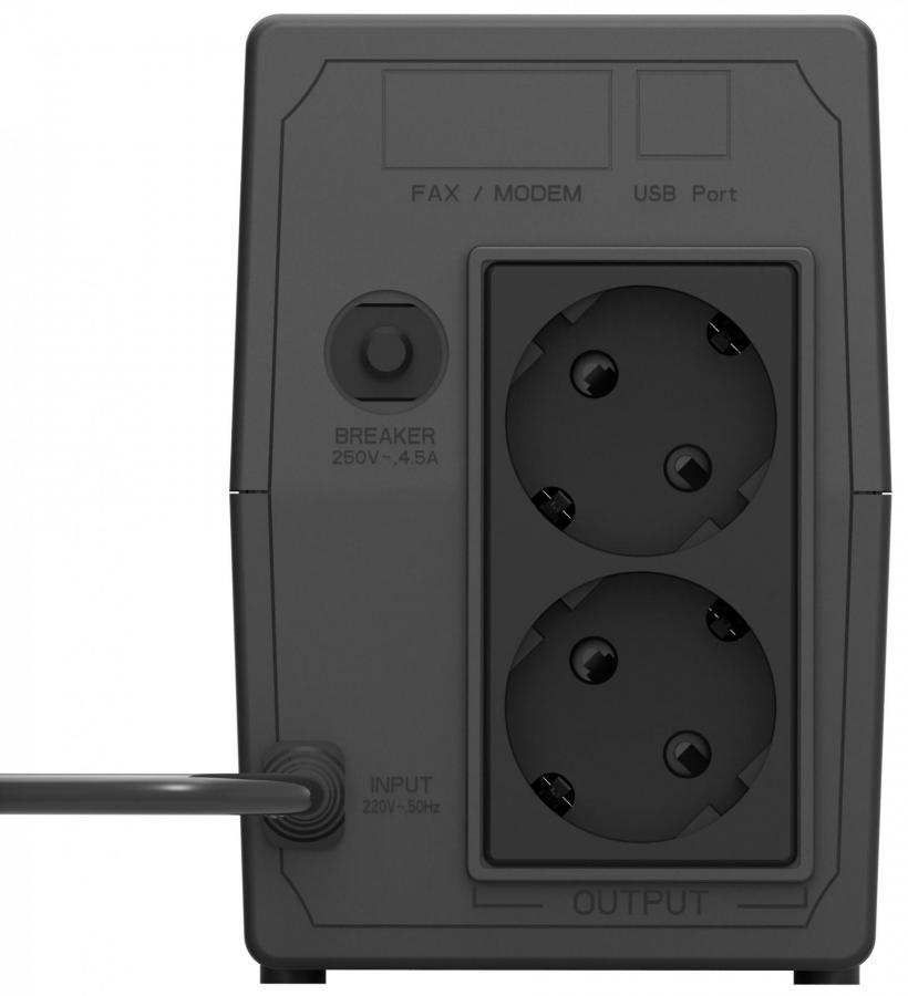 LAMTECH UPS WITH AVR 650V,CPU 12V7AH 2 SCHUKO SOCKET