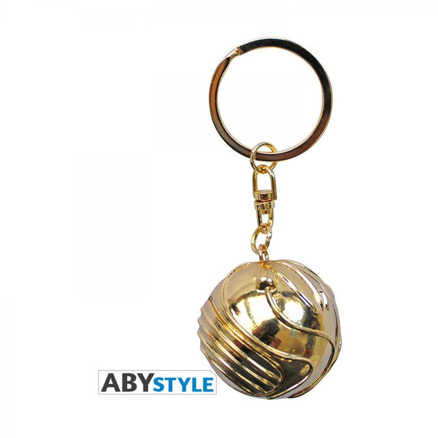 Abysse Harry Potter - Golden Snitch Metal 3D Keychain (ABYKEY191)
