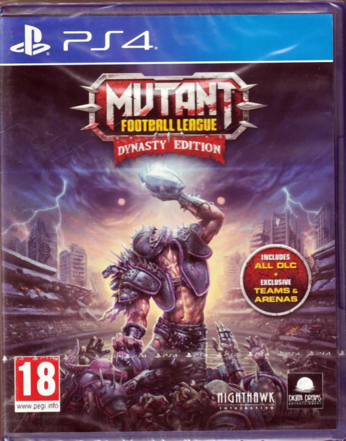 Mutant Football League - Dynasty Edition PS4 NEW (Torned Up  Seal + Cover + Broken Case)