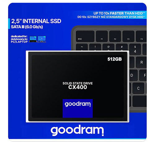GOODRAM SSD CX400 512GB SATA III 2,5'