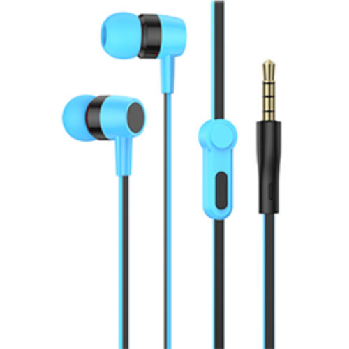 LAMTECH HANDSFREE WITH MIC 3,5MM JACK BLUE