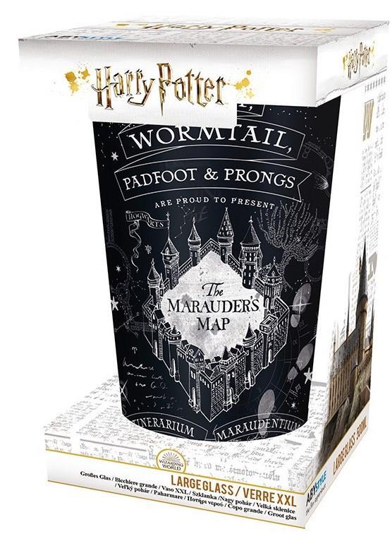 Abysse Harry Potter - Marauders Map Large Glass (400ml) (ABYVER130)