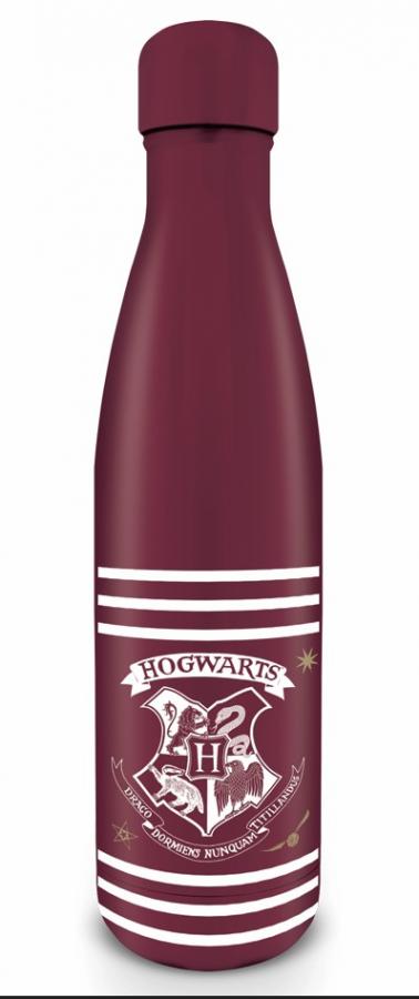 Pyramid Harry Potter - Crest  Stripes Metal Drinks Bottle (550ml) (MDB25453)