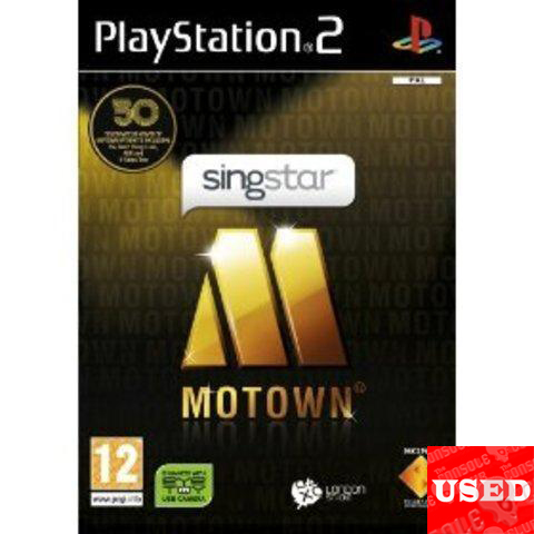 SingStar Motown PS2 USED (ONLY FRA)