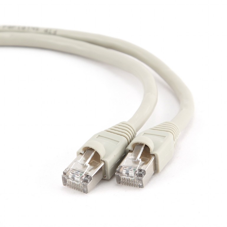 CABLEXPERT PATCH CORD CAT6 SHIELDED MOLDED STRAIN RELIEF 50U' PLUGS 1,5M