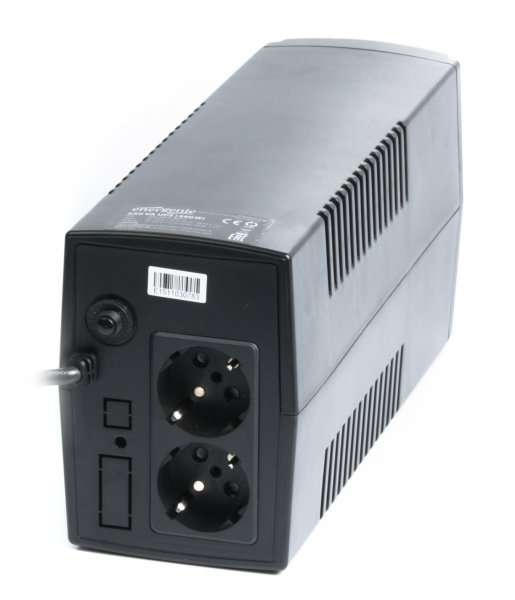 ENERGENIE UPS 650VA SUCKO SOCKETS BLACK