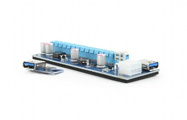 GEMBIRD PCI-EXPRESS RISER ADD ON CARD 6PIN POWER CONNECTOR