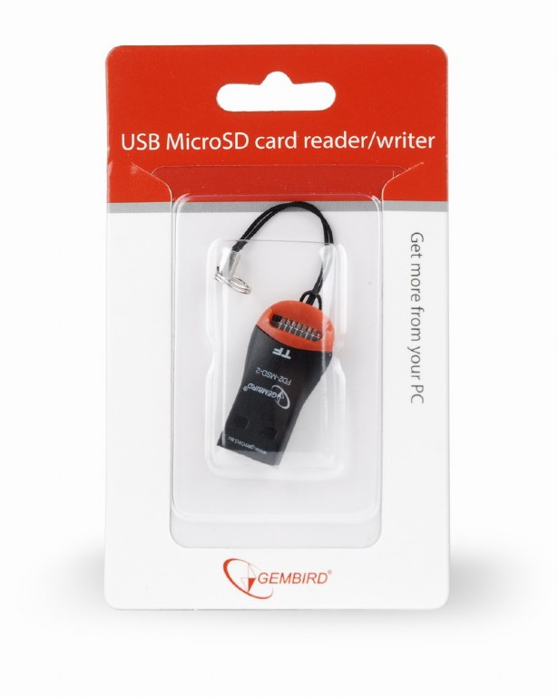 GEMBIRD USB MICROSD CARD READER/WRITER