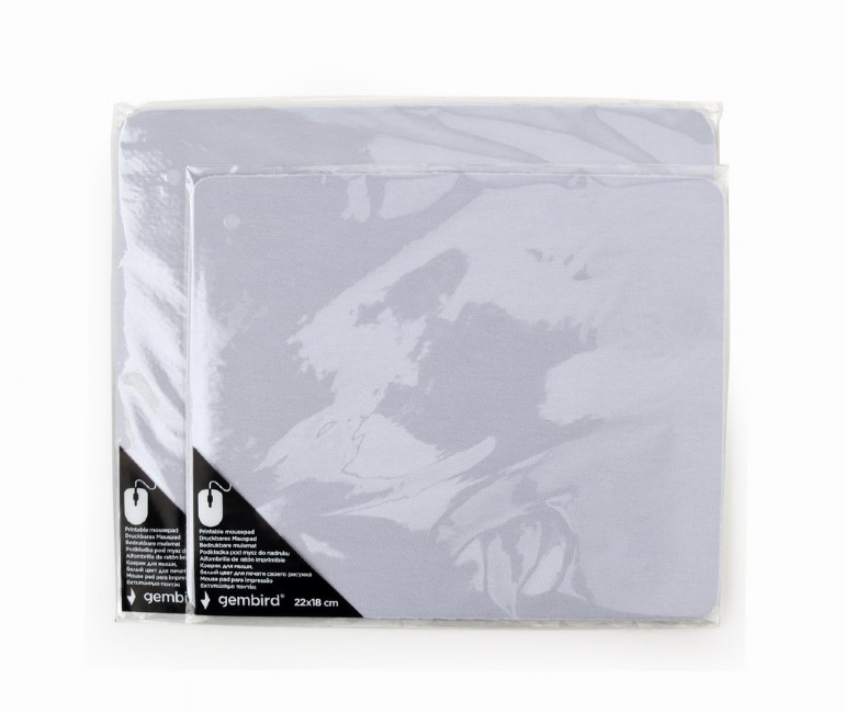 GEMBIRD PRINTABLE MOUSEPAD WHITE SIZE SMALL