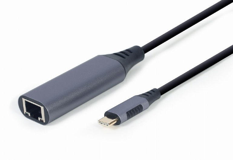 CABLEXPERT USB TYPE-C GIGABIT NETWORK ADAPTER SPACE GREY RETAIL PACK