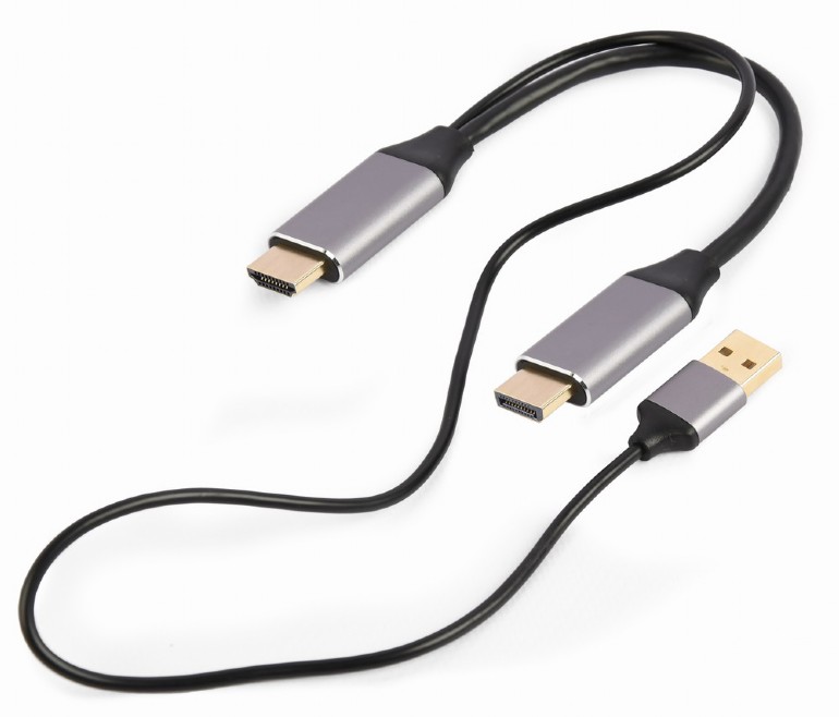 CABLEXPERT 4K HDMI MALE TO DISPLAYPORT MALE ADAPTER CABLE 2M BLACK RETAIL PACK