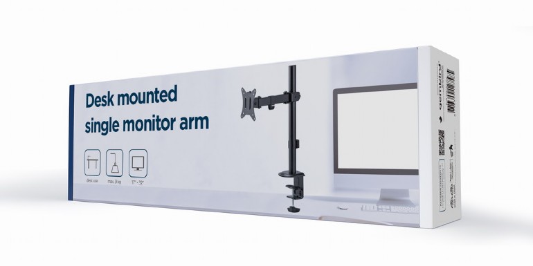 GEMBIRD DESK MOUNTED SINGLE MONITOR ARM 17'-32'