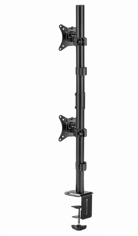 GEMBIRD ADJUSTABLE 2-DISPLAY VERTICAL DESK MOUNT 17'-32'