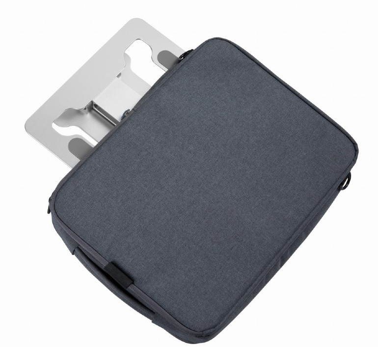 GEMBIRD FOLDABLE NOTEBOOK RISER STAND SILVER