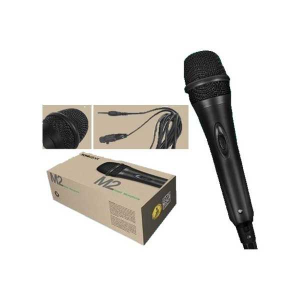 SONIC GEAR WIRED MICROPHONE 6,5MM JACK M2 BLACK