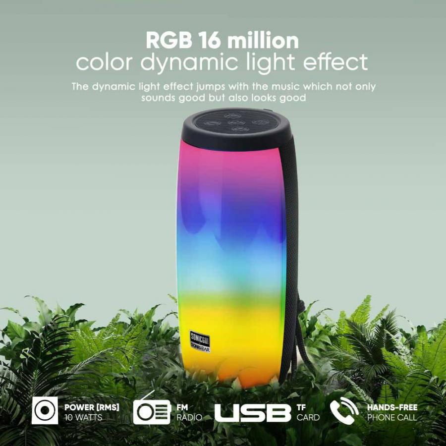 SONIC GEAR BT5.3 RGB PORTABLE WIRELESS SPEAKER WITH FM SONICGO 6