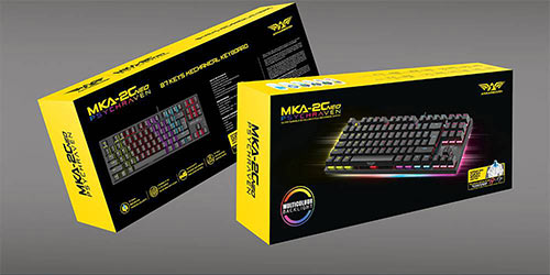 ARMAGGEDDON MECHANICAL KEYBOARD MKA-2C NEO BLACK LINEAR RED SWITCH