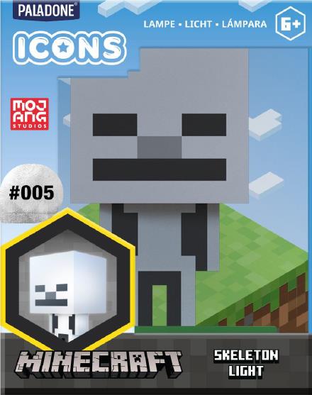 Paladone Minecraft - Skeleton Icon Light BDP (PP8999MCF)