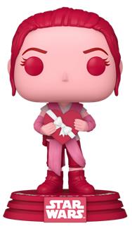 Funko Pop! Disney Star Wars: Valentines S3 - Rey #588 Bobble-Head Vinyl Figure