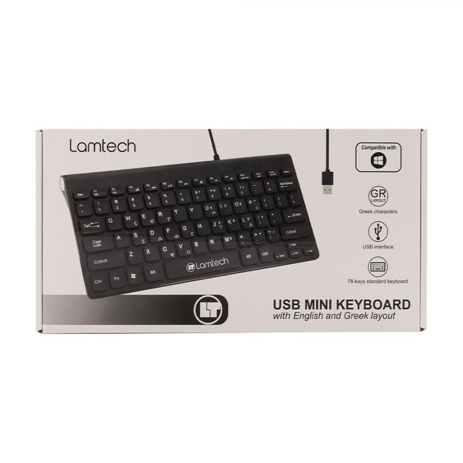 LAMTECH USB MINI KEYBOARD BLACK
