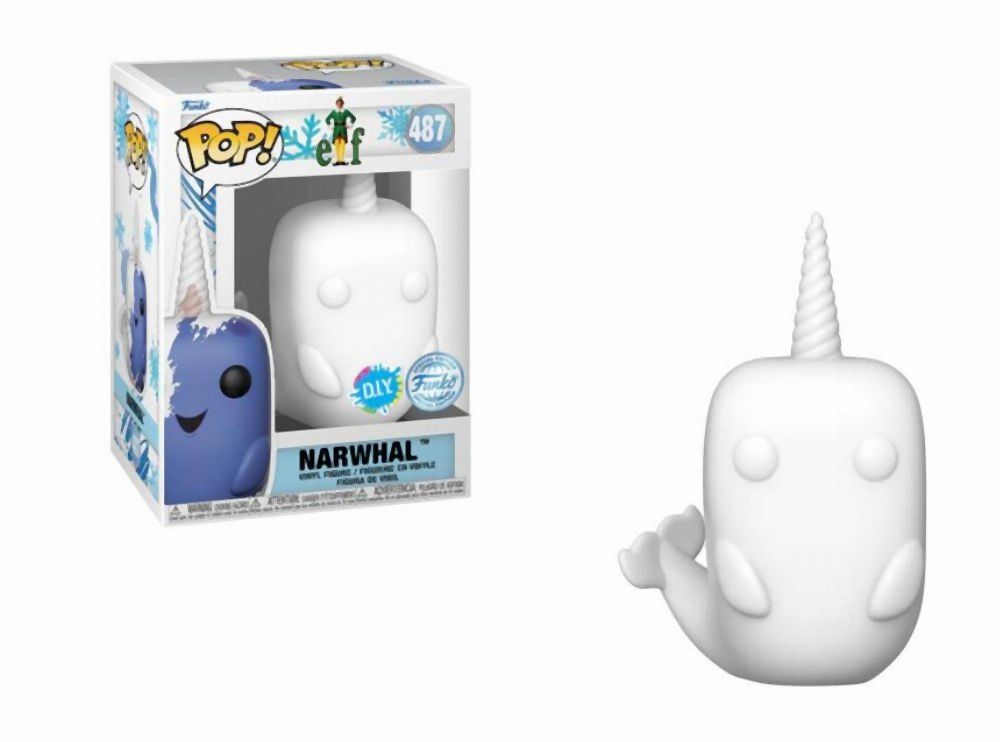 Funko Pop! Disney: Elf - Narwhal (DIY) (White) (Special Edition) #487 Vinyl Figure