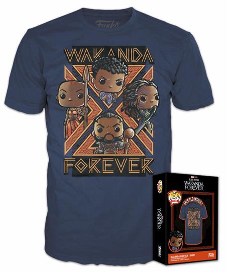 Funko Boxed Tee: Black Panther Wakanda Forever T-Shirt (S)