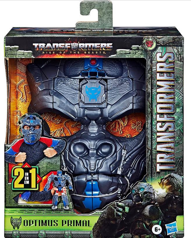 Hasbro Transformers: Rise of the Beasts - Roleplay Converting 2-In-1 Mask Optimus Primal (F4650)