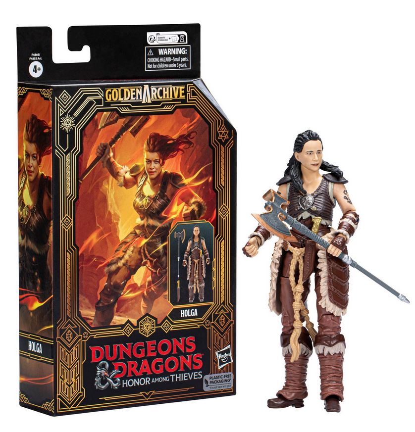 Hasbro Fans - Dungeons  Dragons Honor Among Thieves: Golden Archive Action Figure - Holga (F4866)