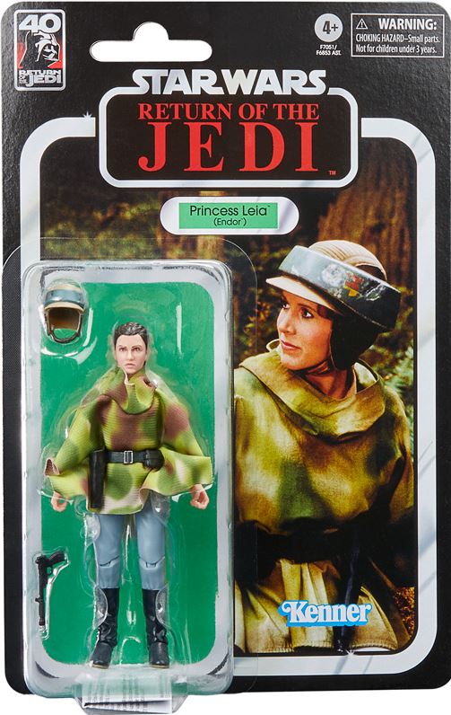 Hasbro Fans Disney: Star Wars The Black Series: Return of The Jedi 40th Anniversary - Princess Leia (Endor) (F7051)