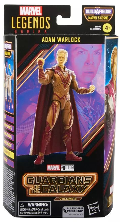 Hasbro Fans Marvel Legends Series: Guardians of the Galaxy Volume 3 - Adam Warlock Action Figure (Build-A-Figure) (15cm) (F6609)