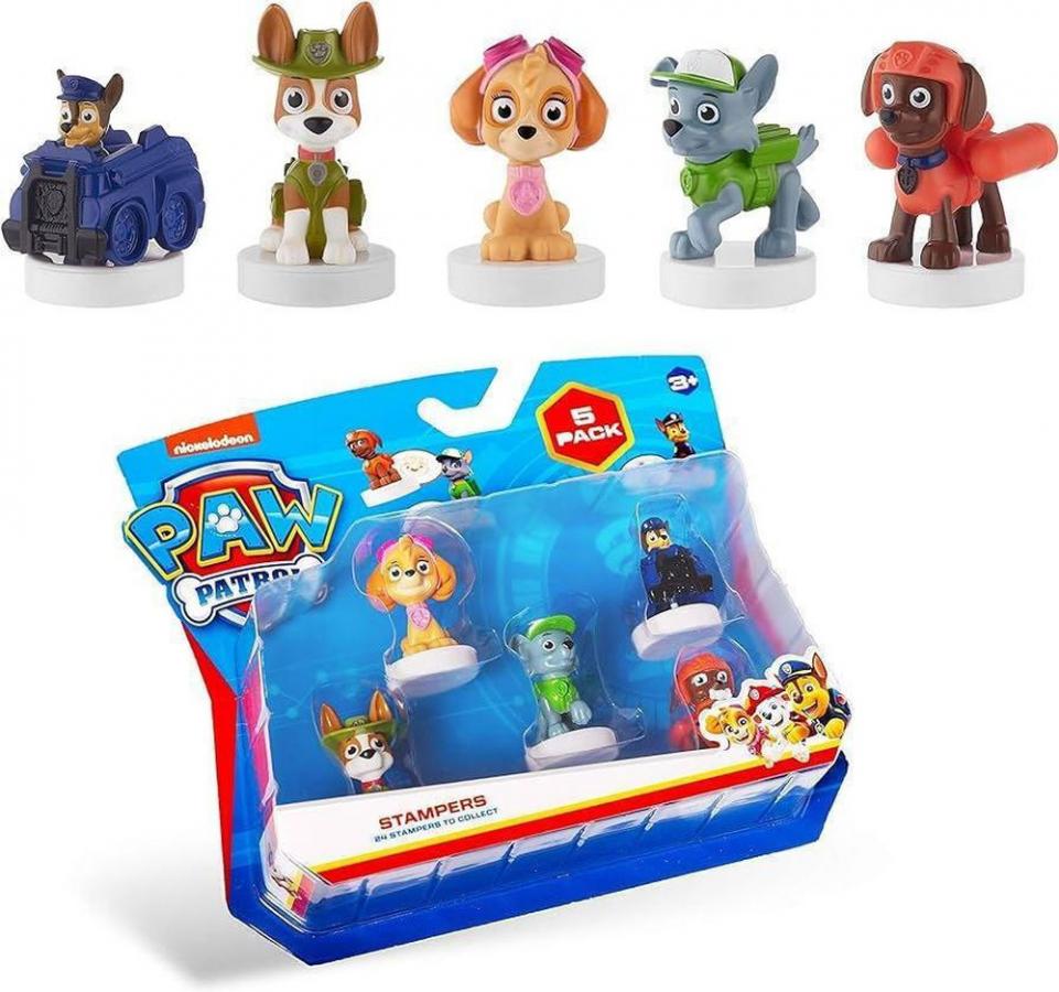 P.M.I. Paw Patrol - The Mighty Movie Stampers 5 Blister Pack (S2) (Random) (PAWM5240)