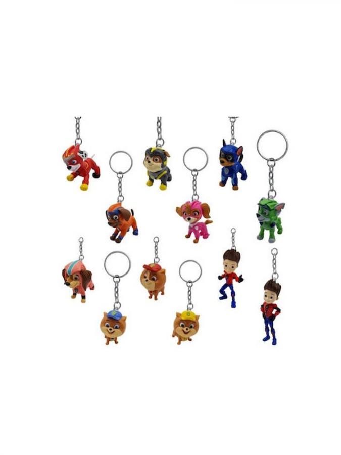 P.M.I. Paw Patrol - The Mighty Movie 3D Keychain 1 Piece in Blind Foilbag (S2) (Random) (PAWM8204)