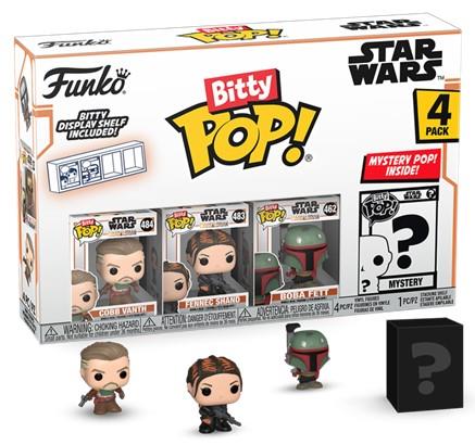 Funko Bitty Pop! 4-Pack Star Wars: The Mandalorian - Cobb Vanth Vinyl Figures