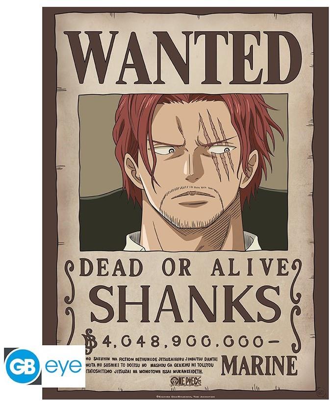 Abysse One Piece - Wanted Shanks Poster Chibi (52x38cm) (GBYDCO261)