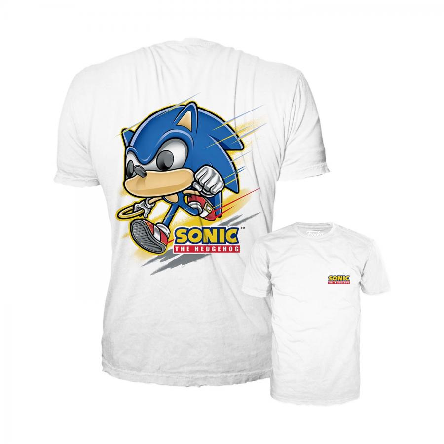 Funko Boxed Pop! Tees (Adult): Sonic - Sonic (Running) T-Shirt (XL)