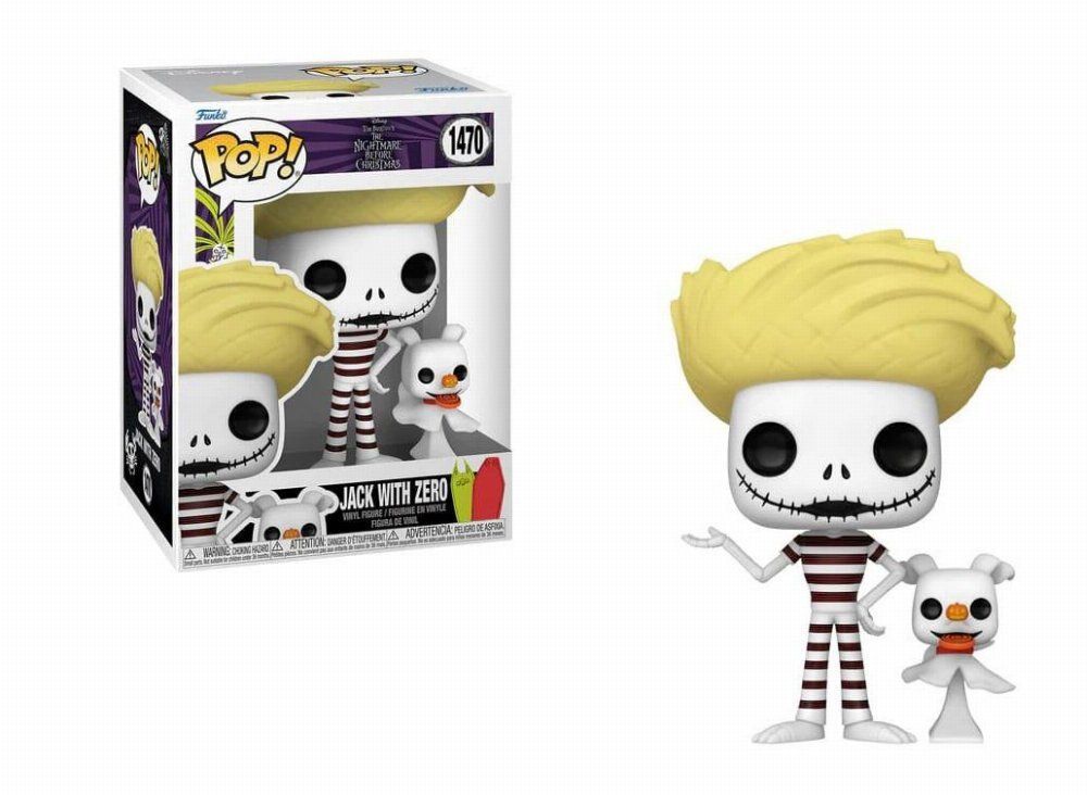 Funko Pop! Disney: The Nightmare Before Christmas - Jack with Zero (Beach) #1470 Vinyl Figure