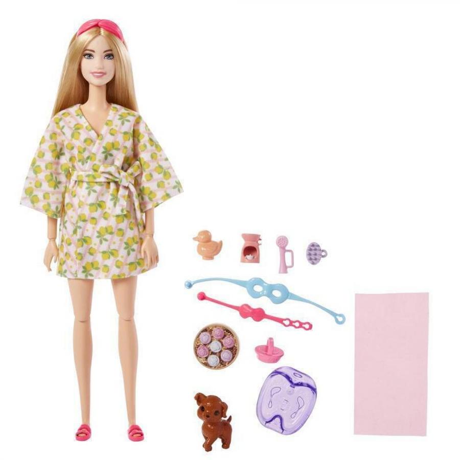 Mattel Barbie Wellness Self-Care Spa Day with Puppy (HKT90)